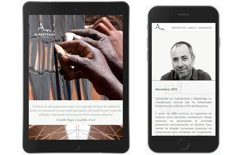 ALbert Faus Architecture - Responsive